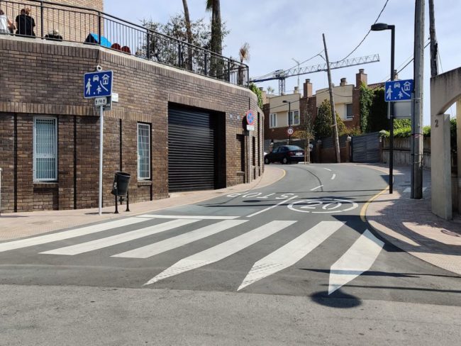 Accés al Carrer Dos de Maig